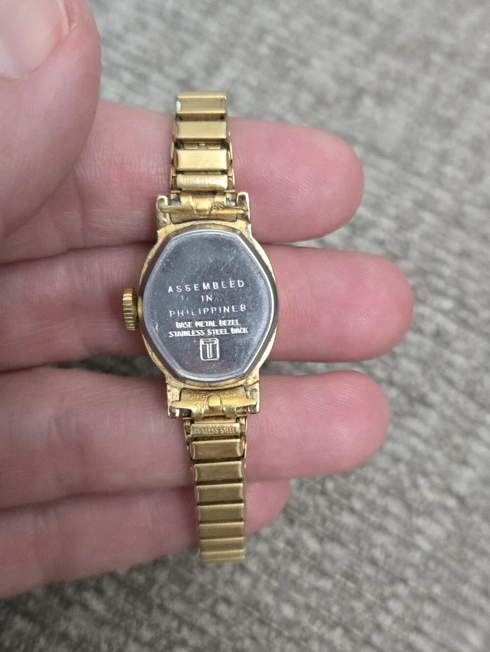 Timex Women's Gold Tone Stretch Band Watch